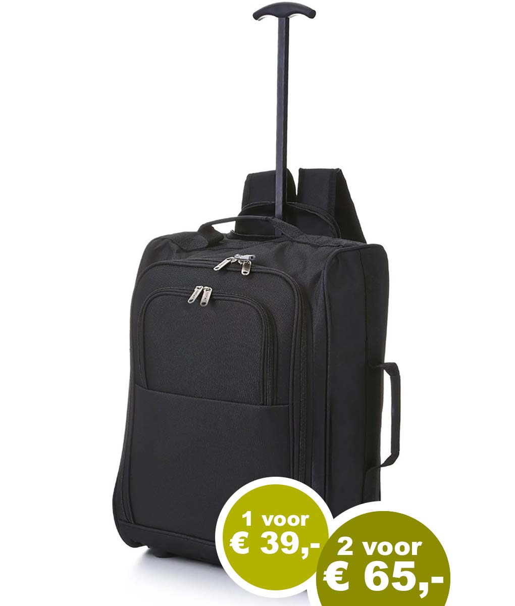 Begin nationalisme Mentor De slimste handbagage trolley bag én backpack - Smarthandbagage